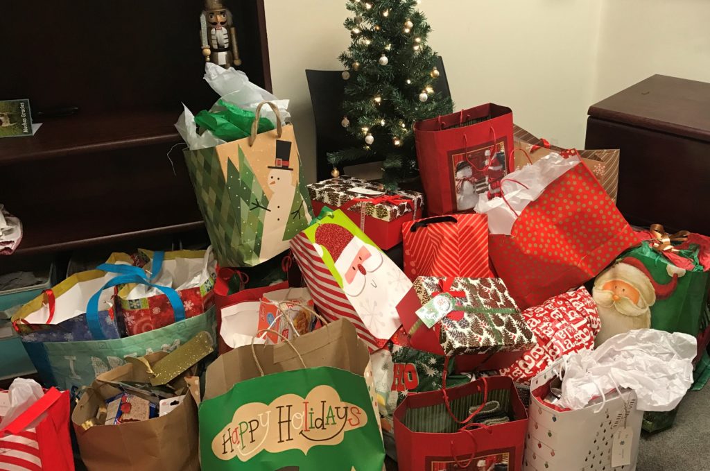John Hancock Gift Drive collection for St. Francis House Next Step Residents
