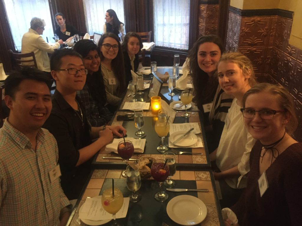 College volunteer students Volunteer Appreciation Dinner 2017