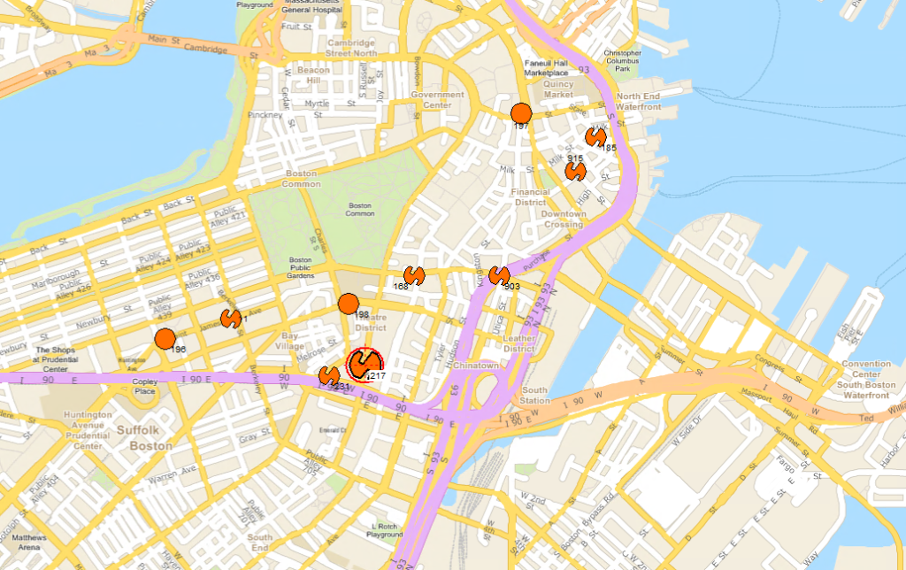 2017 Shooze Cruise CIP map locations
