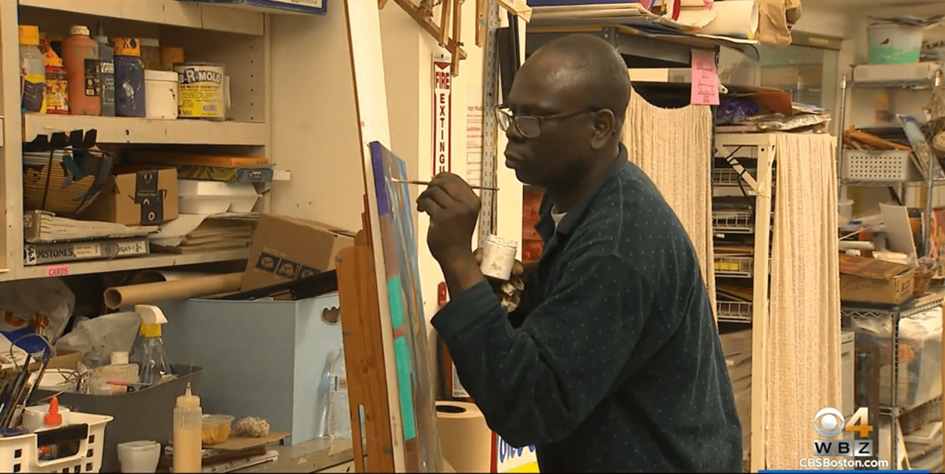 interior From WBZ: Art therapy at St. Francis House helps homeless guests express themselves banner image